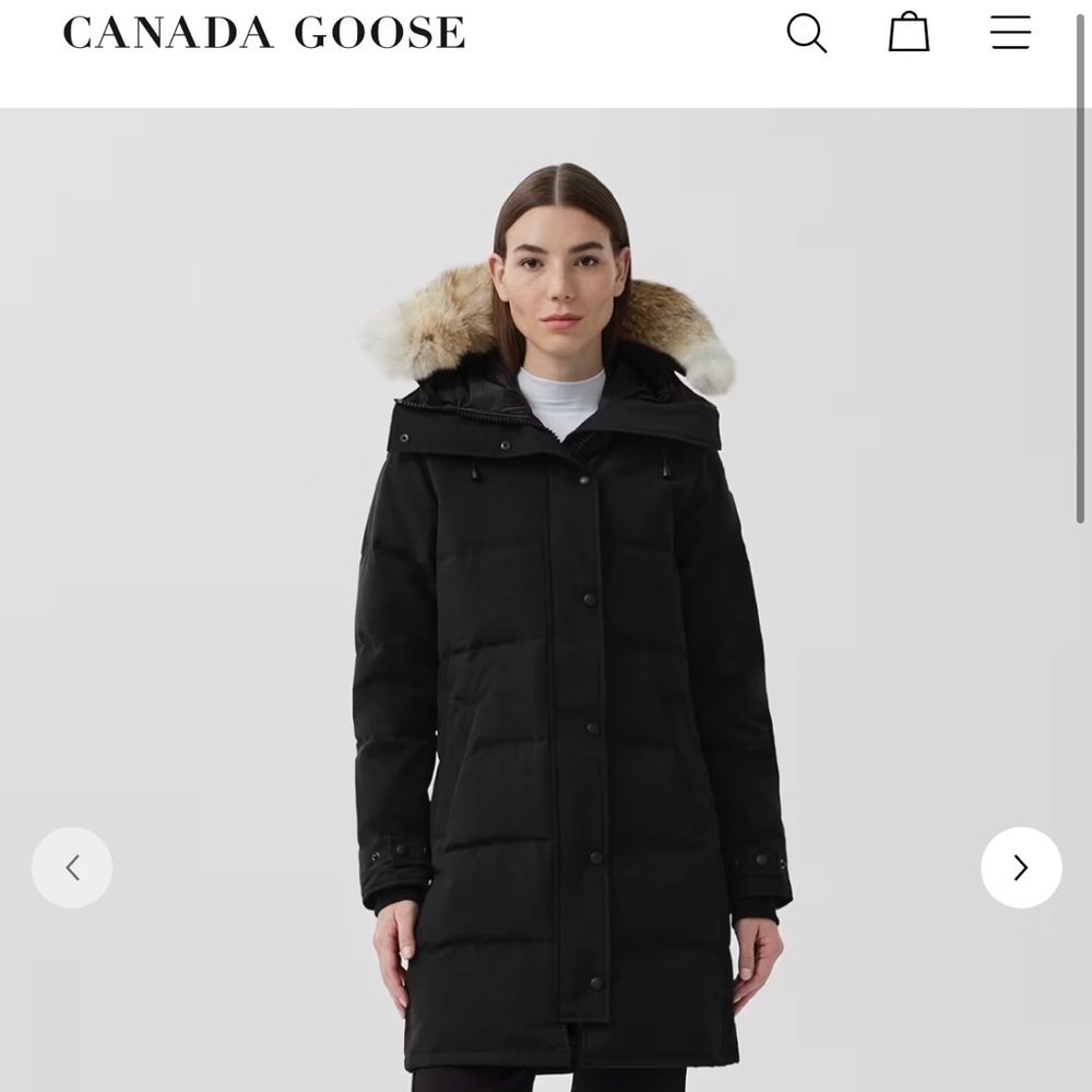 Women’s long Canada Goose Coat XS